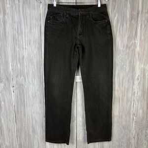 Tommy Bahama Standard Fit Jeans Dark Gray Mens Size 33x32 Cotton Blend Stretch